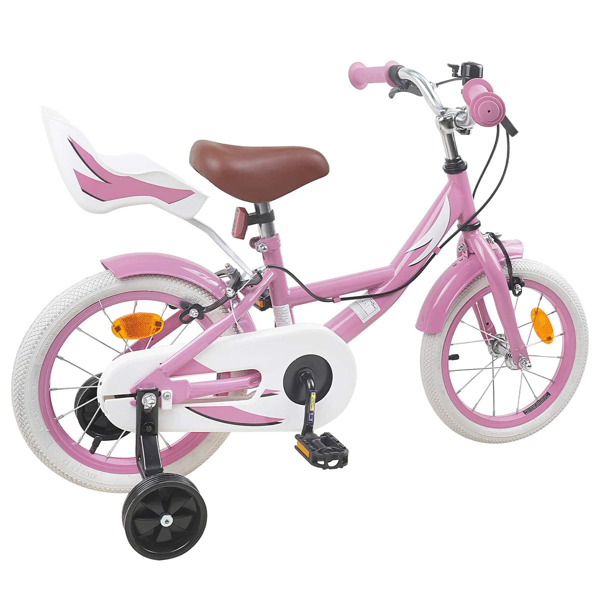 Børnecykel 14 tommer anbefalet til 3-5 år gammel Lys pink