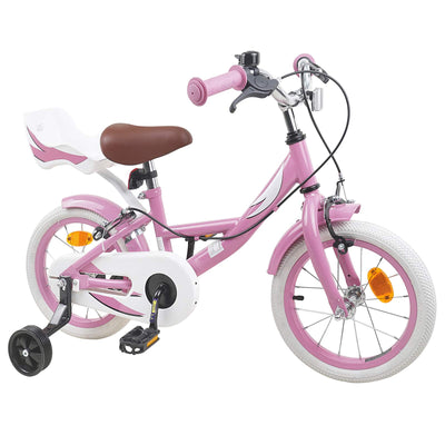 Børnecykel 16 tommer til 4-6 år gamle Lys pink