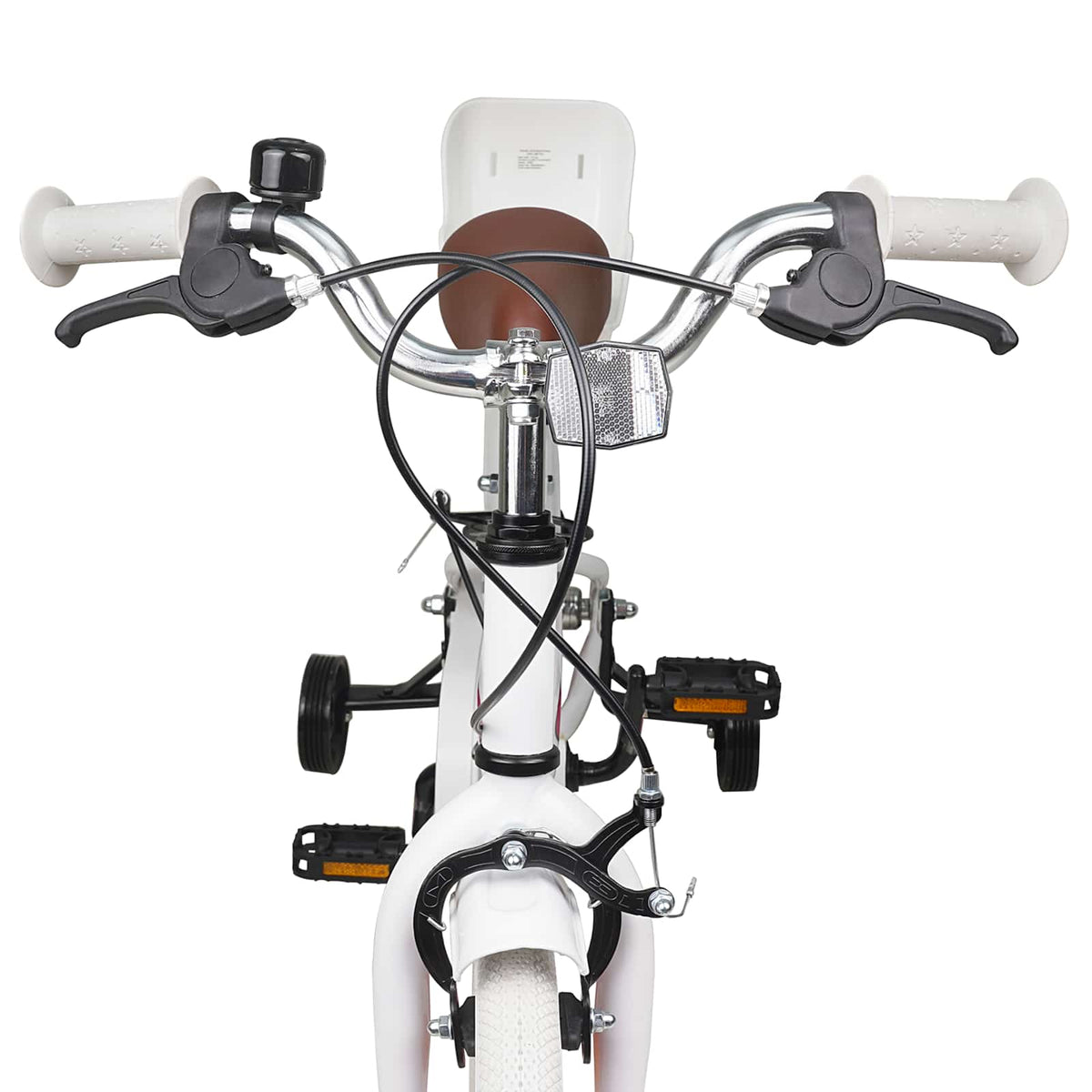 Børnecykel 12 tommer til 2-4 år gamle Hvid