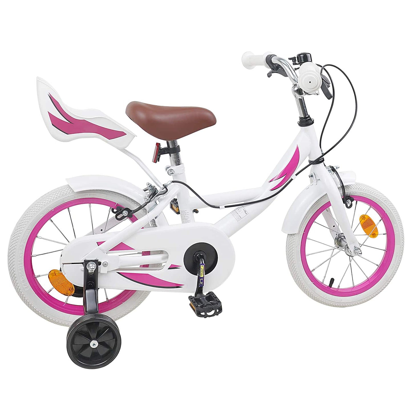 Børnecykel 12 tommer til 2-4 år gamle Hvid