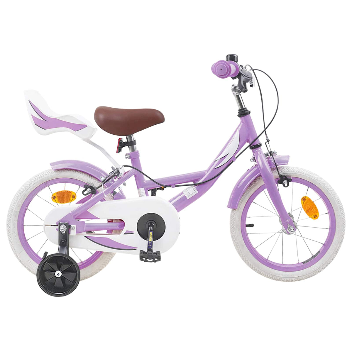 Børnecykel 12 tommer til 2-4 år gamle Lilla