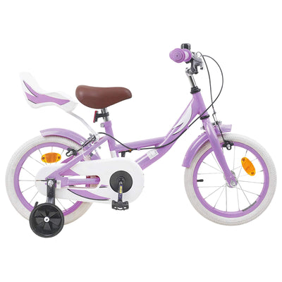Børnecykel 12 tommer til 2-4 år gamle Lilla