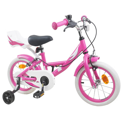 Børnecykel 16 tommer til 4-6 år gamle Lyserød