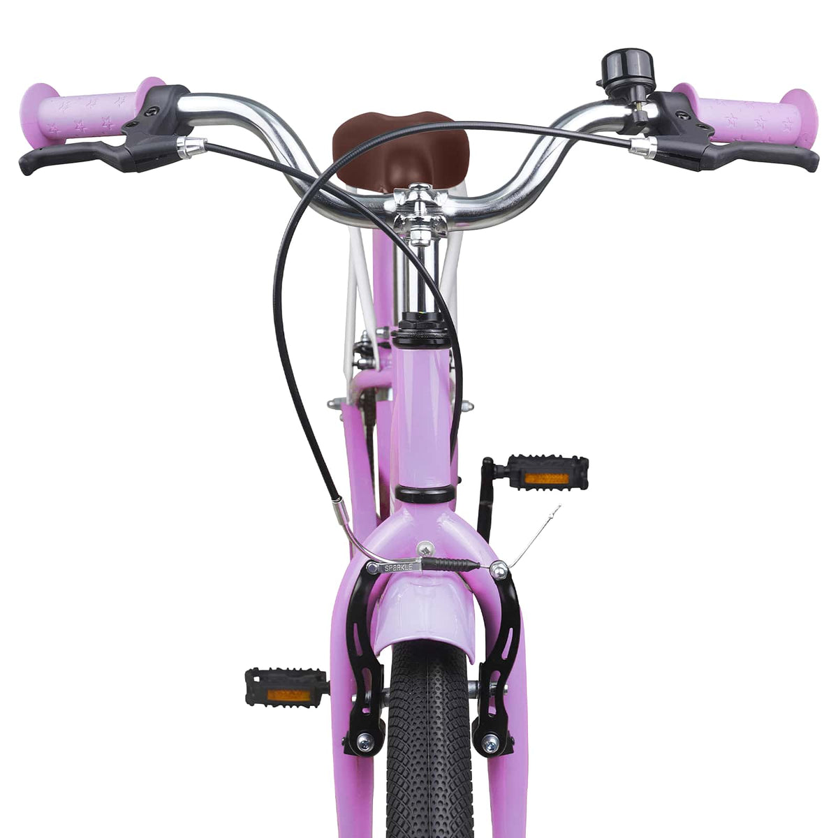 Børnecykel 18 tommer til 5-7 år gammel Lilla