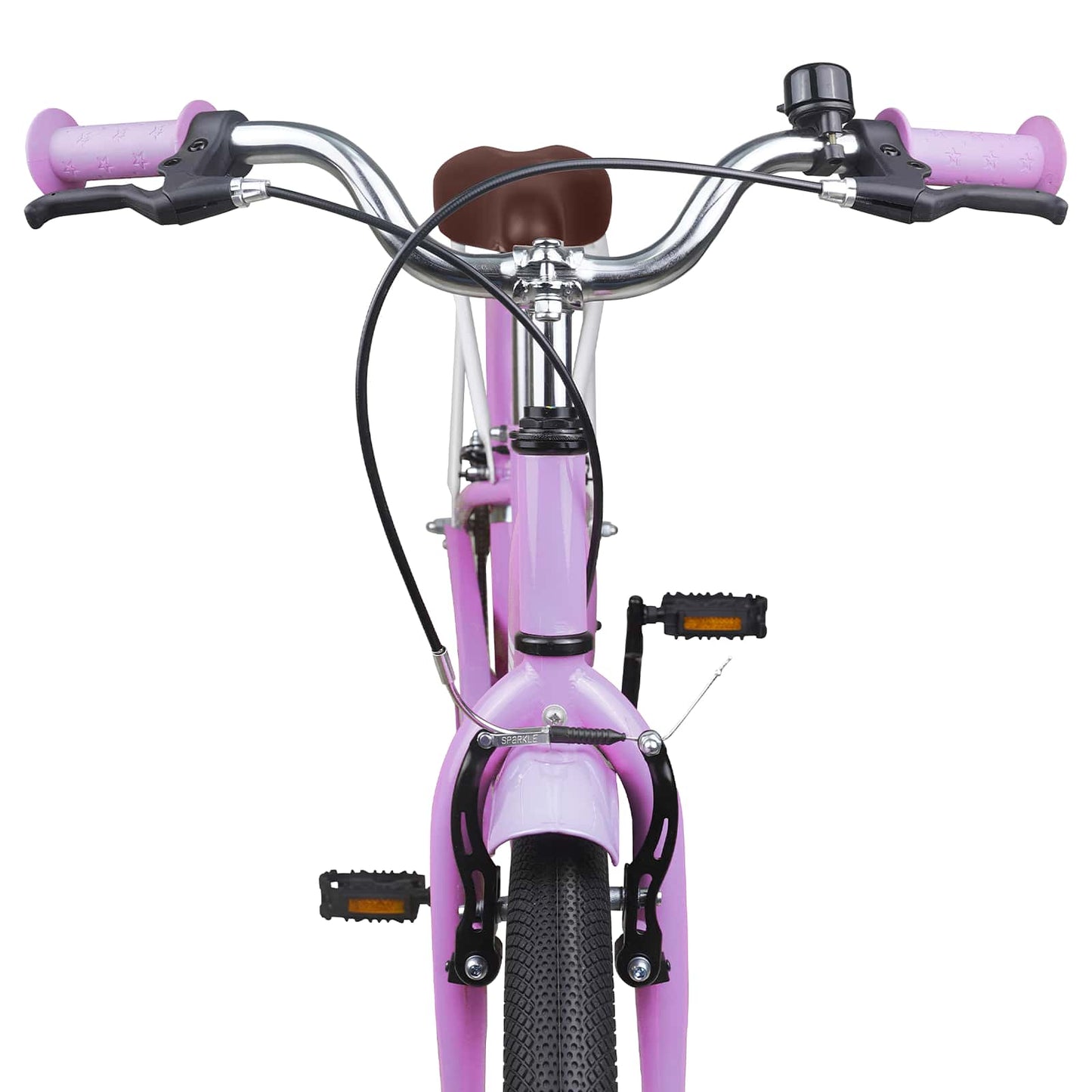 Børnecykel 20 tommer til børn i alderen 6-11 år Lilla