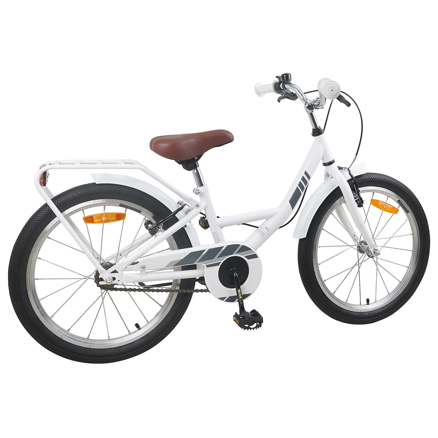 Børnecykel 20 tommer til børn i alderen 6-11 år Hvid