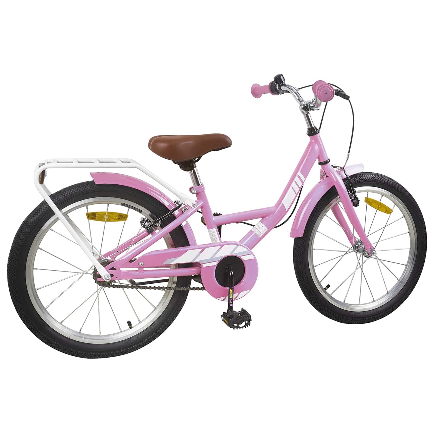 Børnecykel 18 tommer til 5-7 år gammel Lys pink