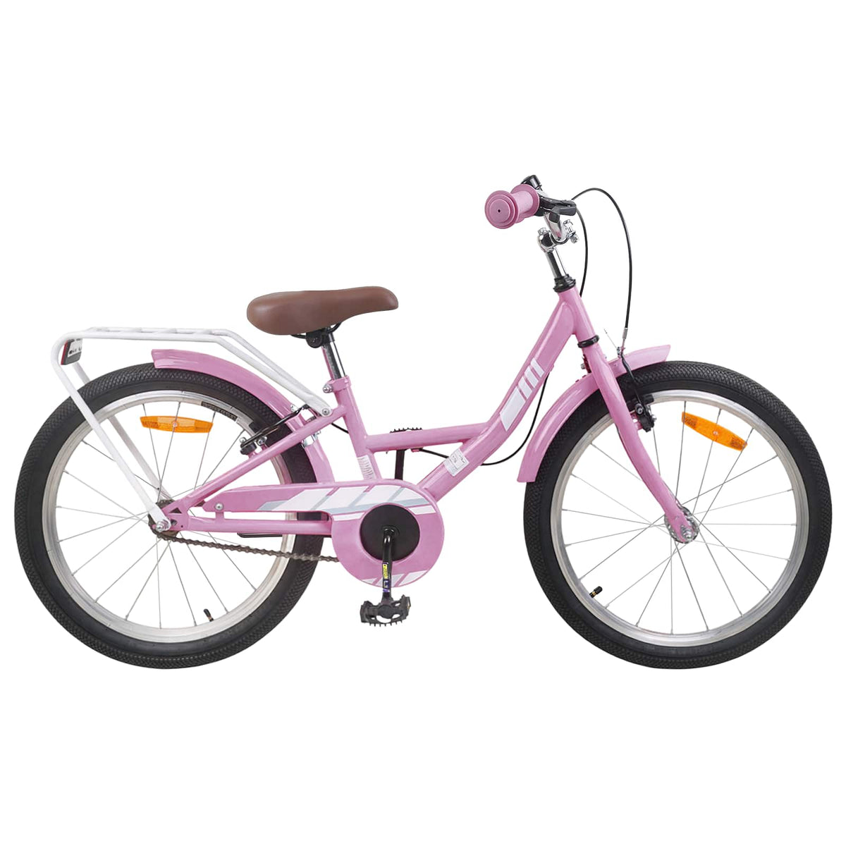 Børnecykel 18 tommer til 5-7 år gammel Lys pink