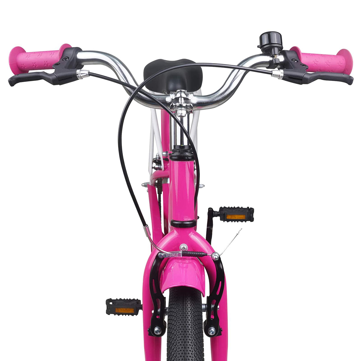 Børnecykel 18 tommer til 5-7 år gammel Lyserød
