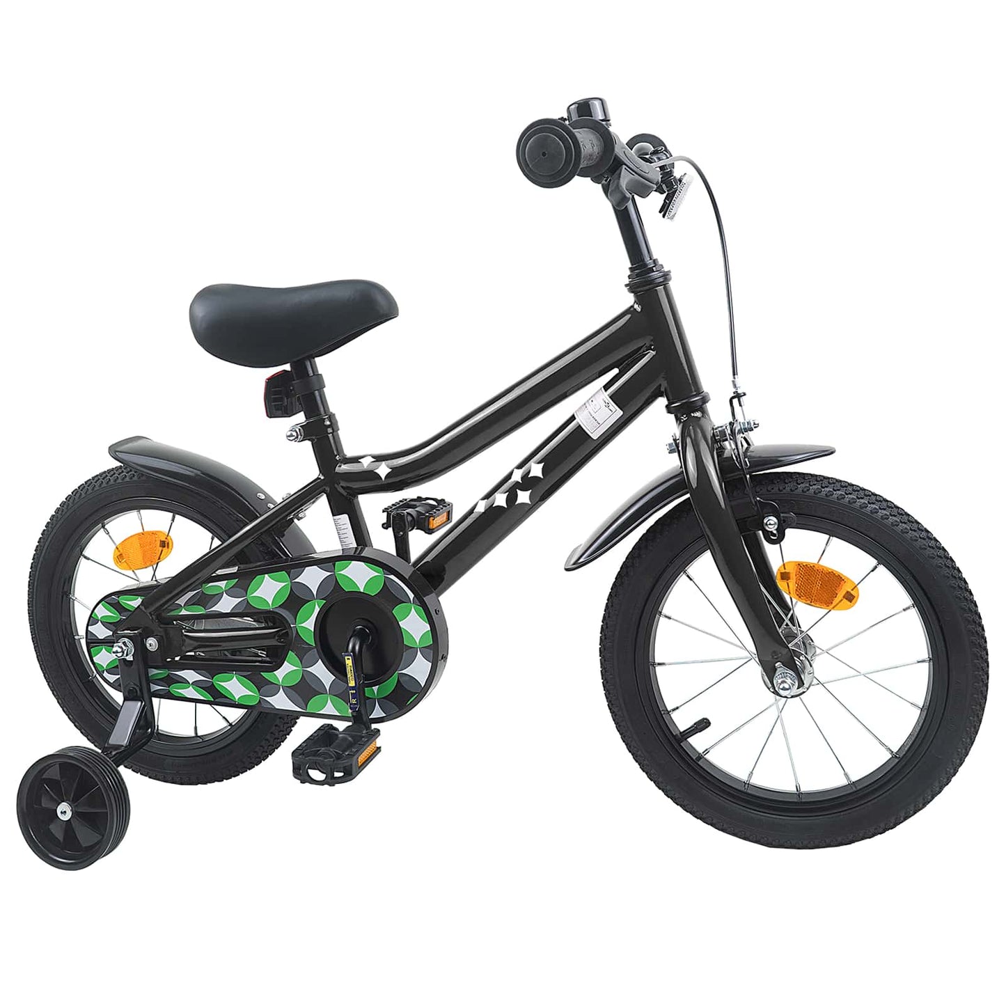 Børnecykel 16 tommer til 4-6 år gamle Sort