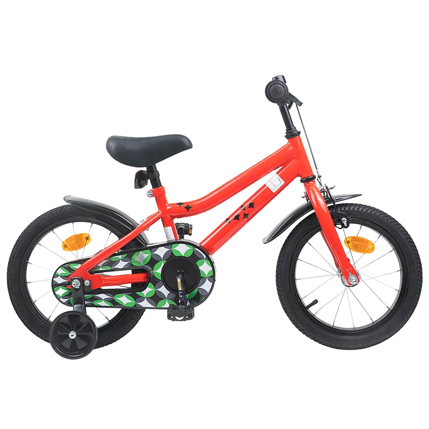 Børnecykel 14 tommer anbefalet til 3-5 år gammel Rød