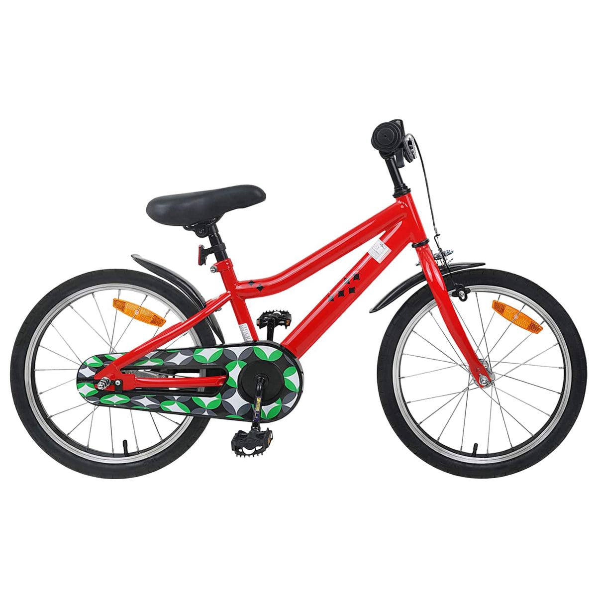 Børnecykel 18 tommer til 5-7 år gammel Rød