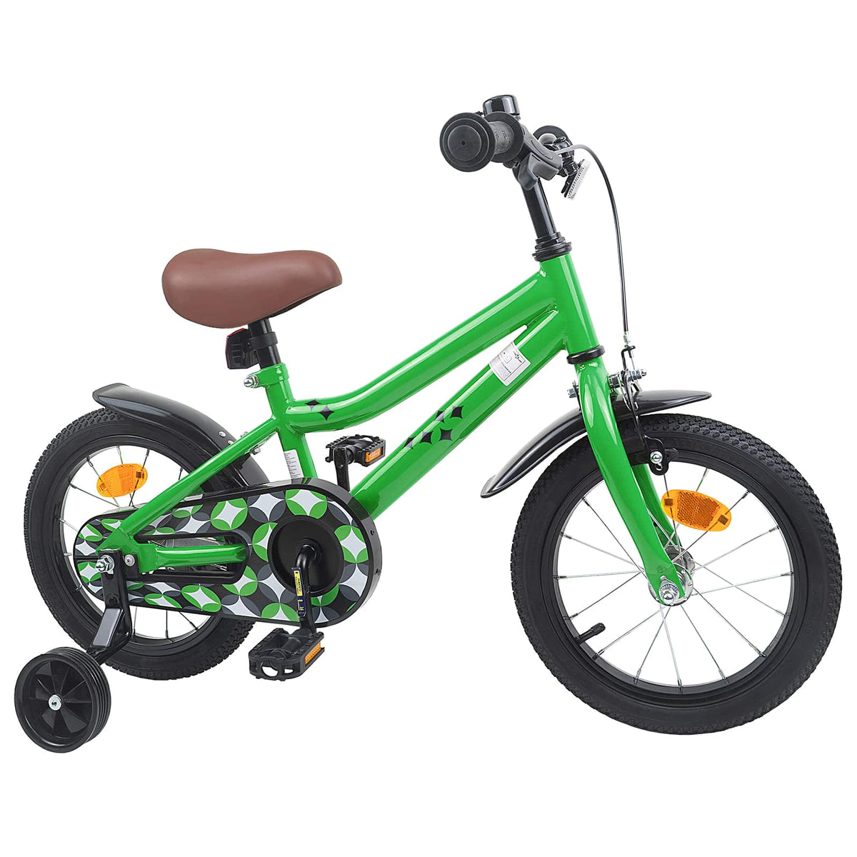 Børnecykel 12 tommer til 2-4 år gamle Grøn