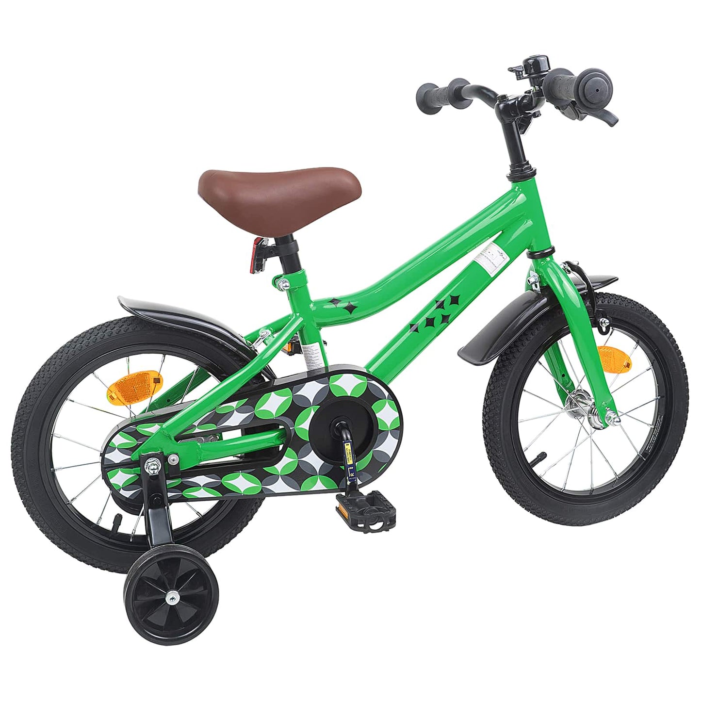 Børnecykel 12 tommer til 2-4 år gamle Grøn