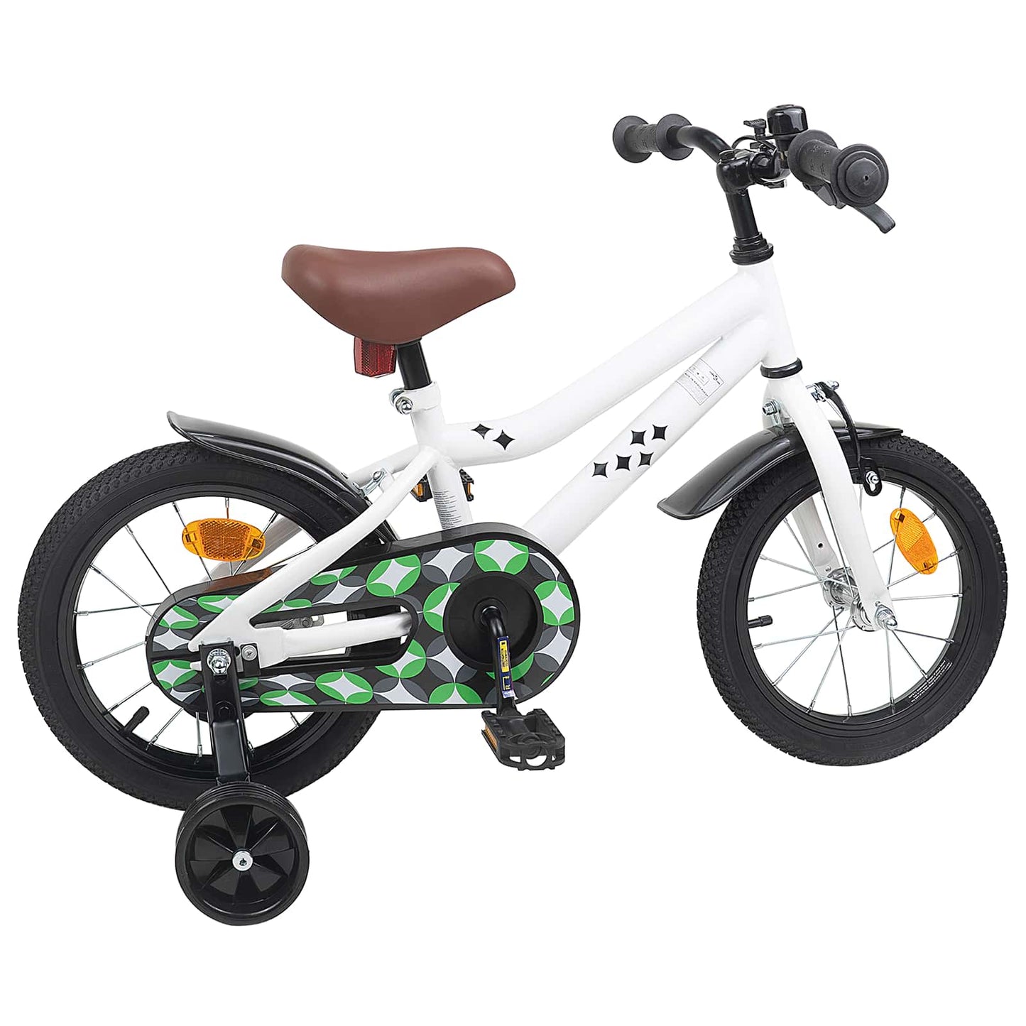 Børnecykel 14 tommer anbefalet til 3-5 år gammel Hvid
