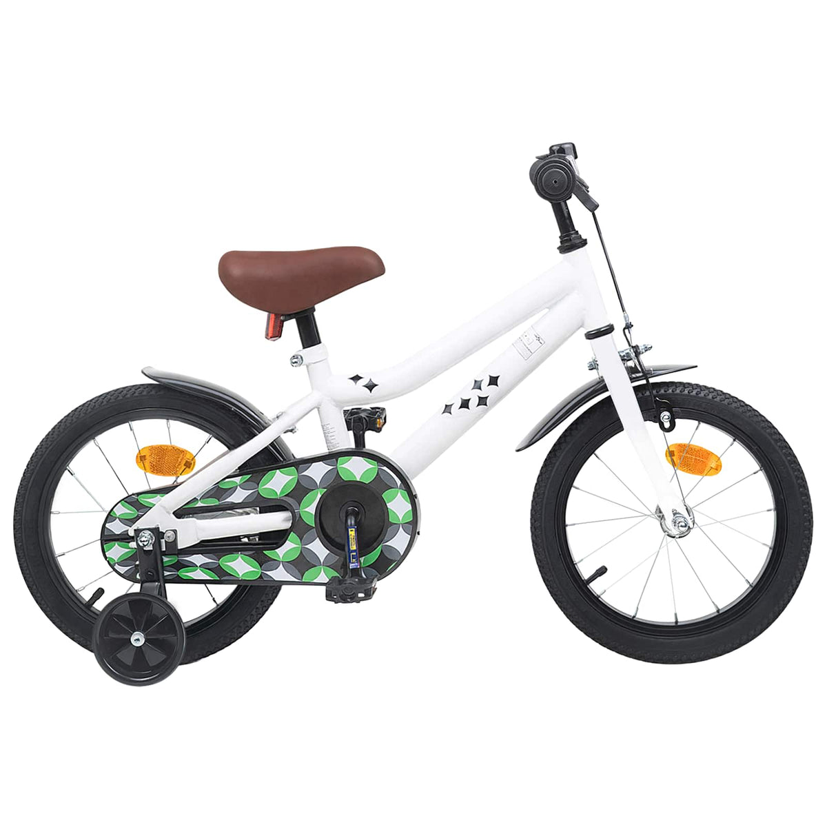 Børnecykel 14 tommer anbefalet til 3-5 år gammel Hvid