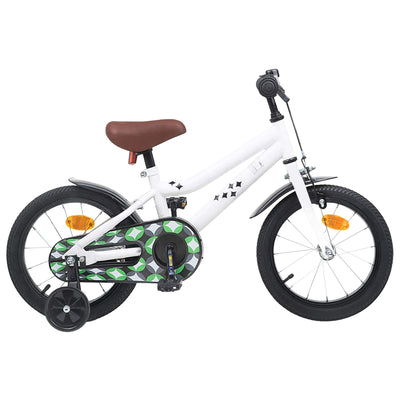 Børnecykel 14 tommer anbefalet til 3-5 år gammel Hvid