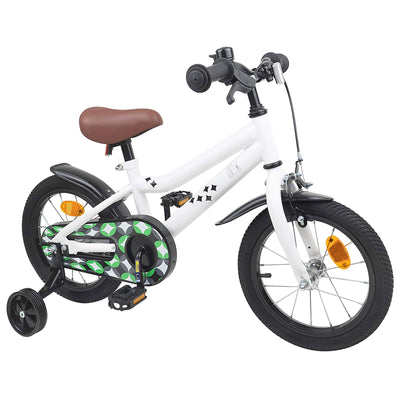 Børnecykel 16 tommer til 4-6 år gamle Hvid