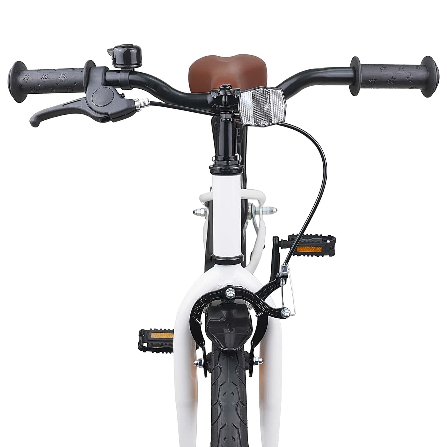 Børnecykel 18 tommer til 5-7 år gammel Hvid