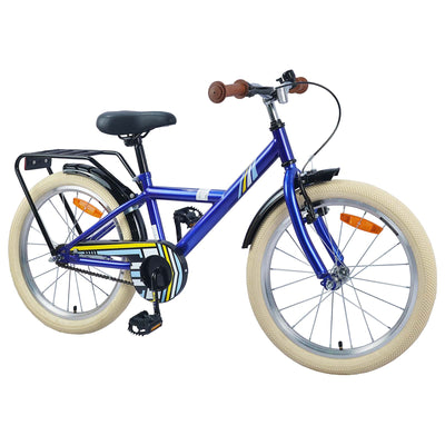 Børnecykel 20 tommer til børn i alderen 6-11 år Mørk blå