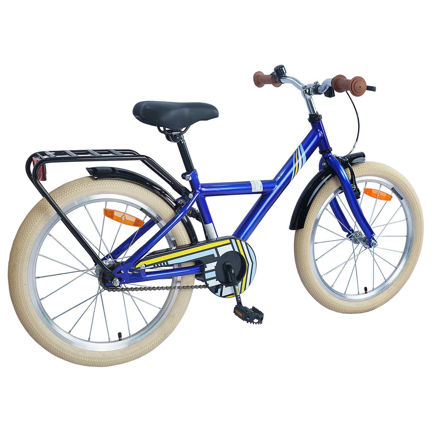 Børnecykel 20 tommer til børn i alderen 6-11 år Mørk blå