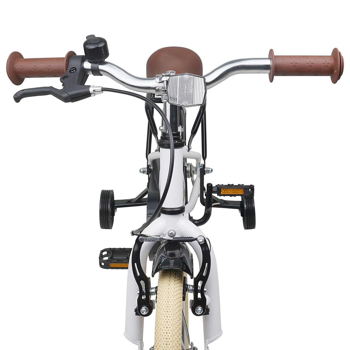 Børnecykel 12 tommer til 2-4 år gamle Hvid