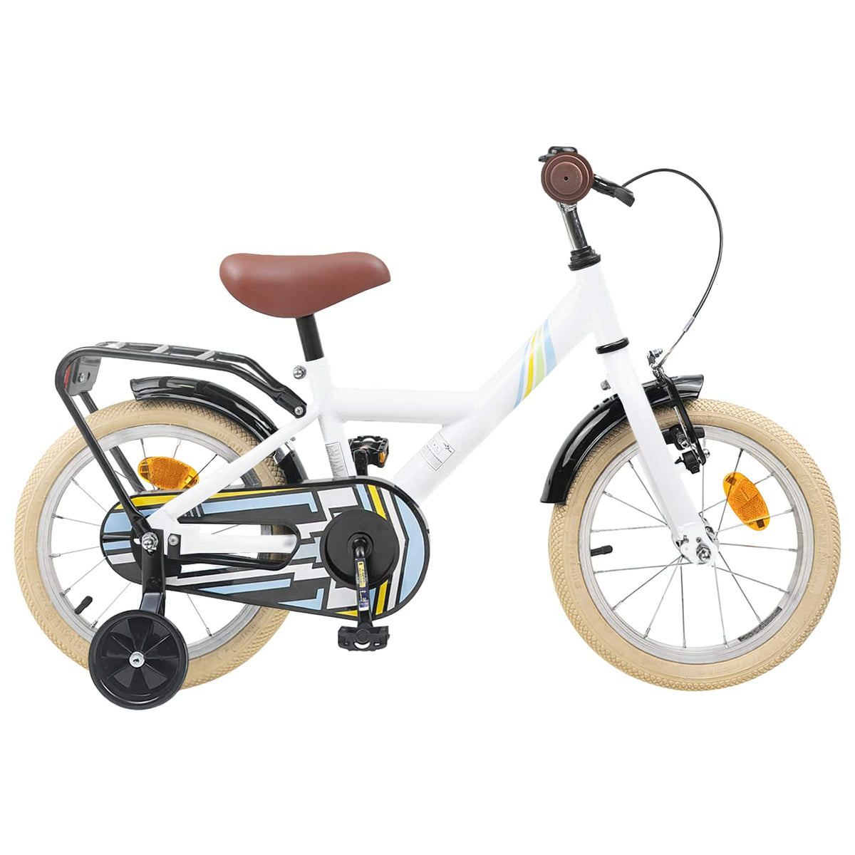 Børnecykel 12 tommer til 2-4 år gamle Hvid