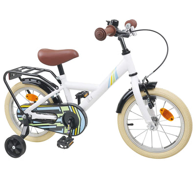 Børnecykel 16 tommer til 4-6 år gamle Hvid