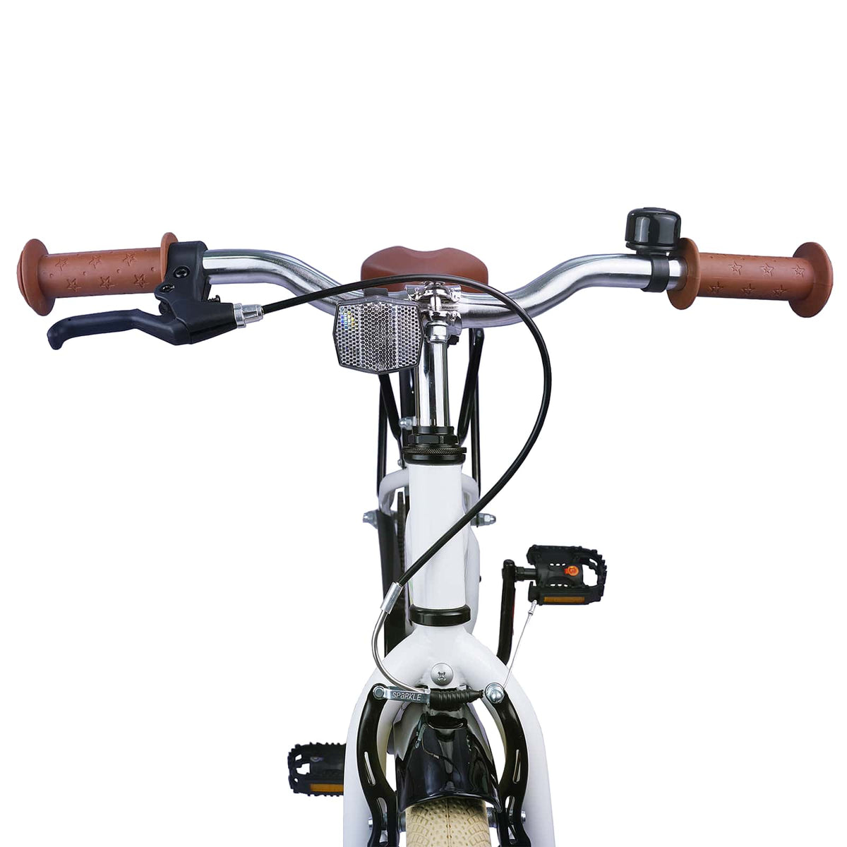 Børnecykel 20 tommer til børn i alderen 6-11 år Hvid