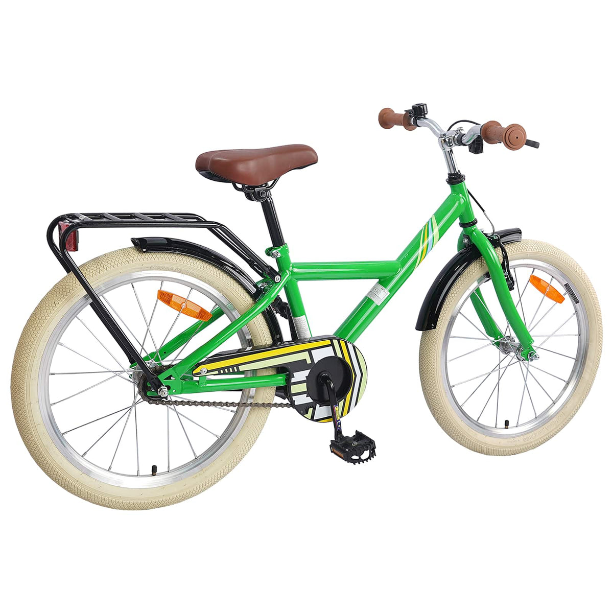 Børnecykel 20 tommer til børn i alderen 6-11 år Grøn