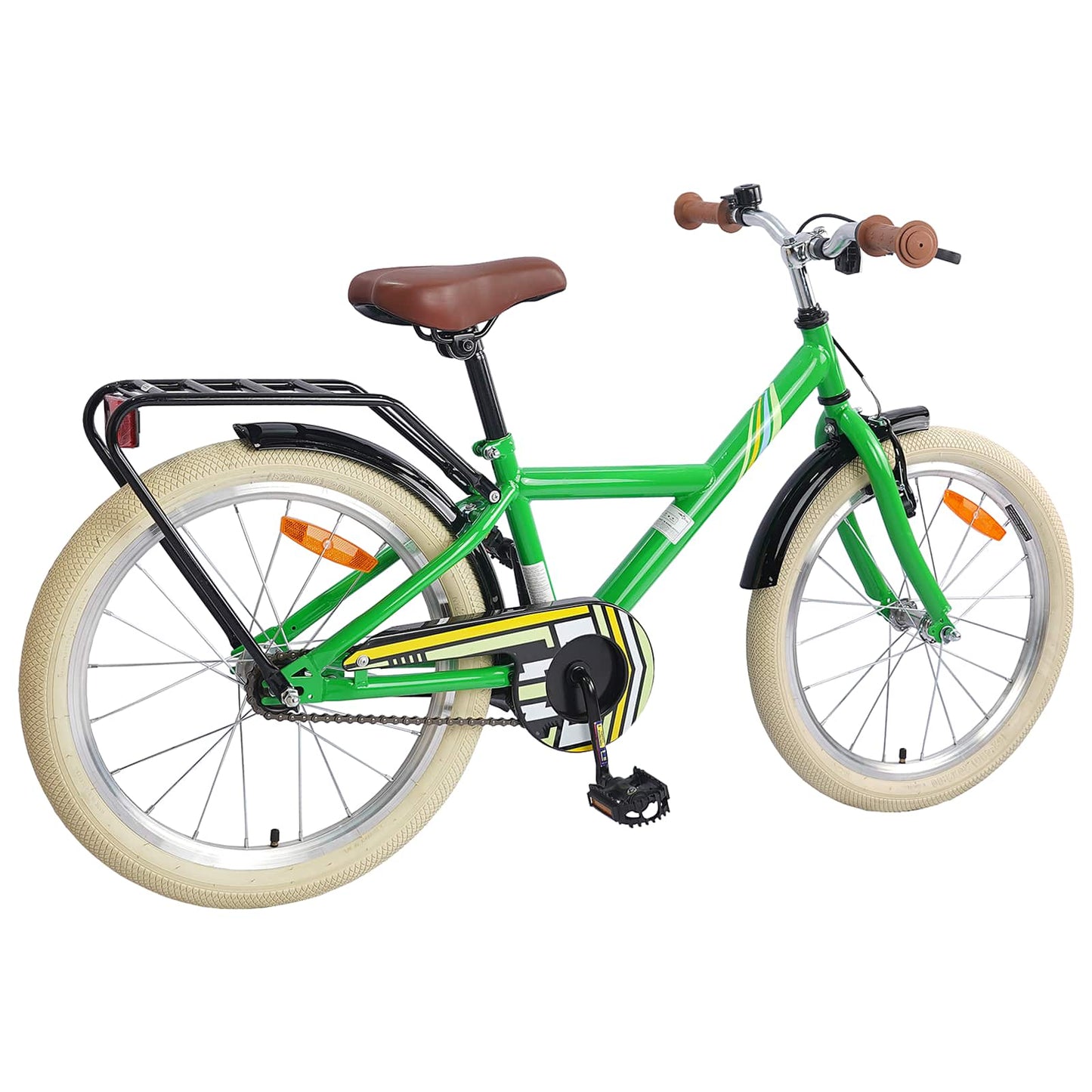 Børnecykel 24 tommer til 8-12 år Grøn