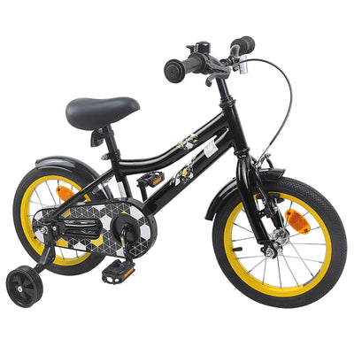 Børnecykel 14 tommer anbefalet til 3-5 år gammel Sort
