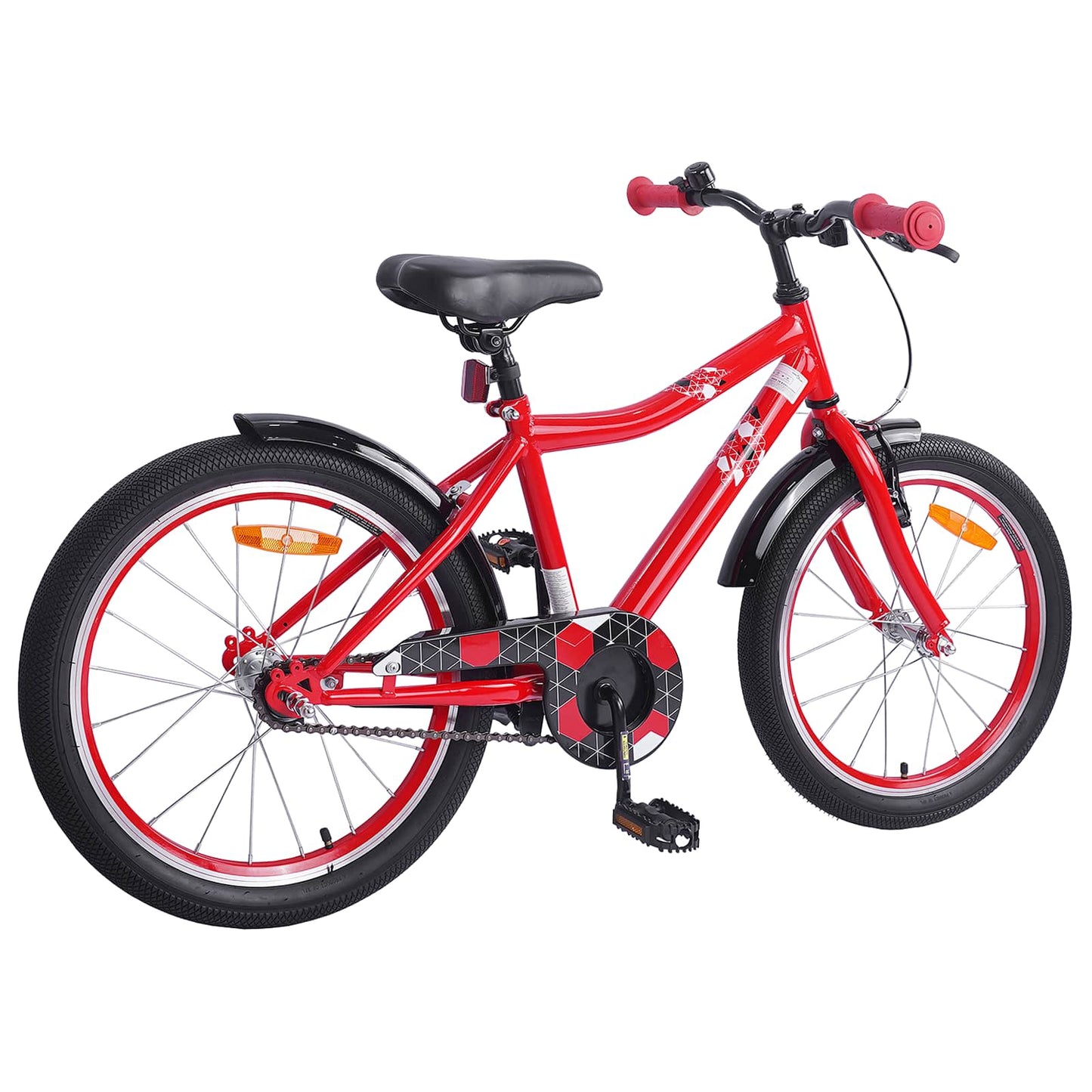 Børnecykel 20 tommer til børn i alderen 6-11 år Rød