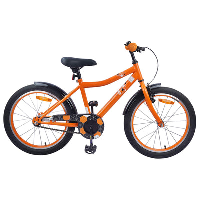 Børnecykel 18 tommer til 5-7 år gammel Orange