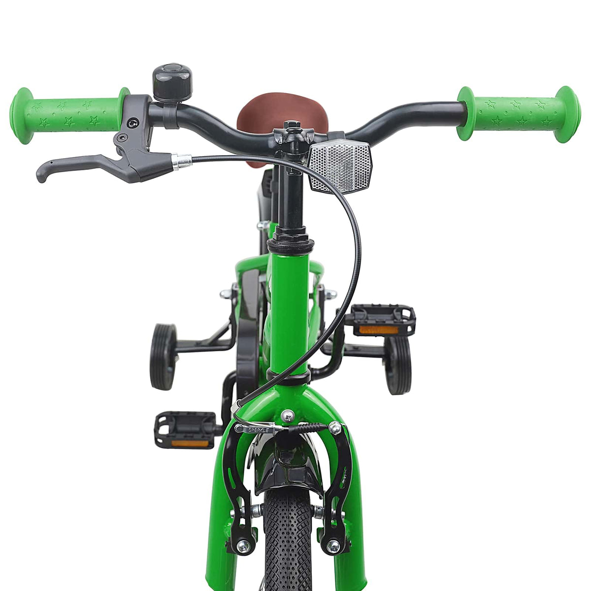 Børnecykel 14 tommer anbefalet til 3-5 år gammel Grøn