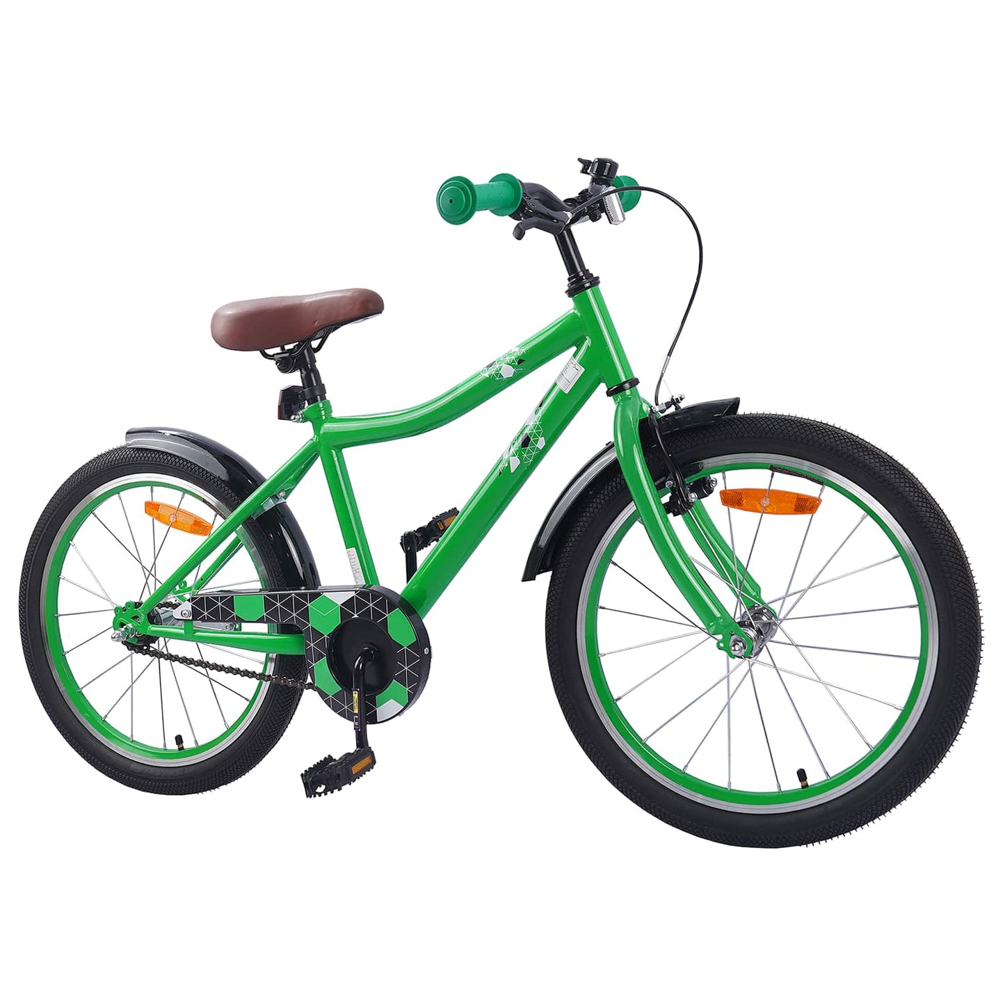 Børnecykel 20 tommer til børn i alderen 6-11 år Grøn