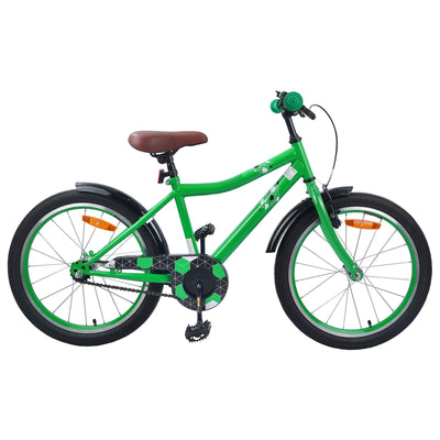 Børnecykel 20 tommer til børn i alderen 6-11 år Grøn