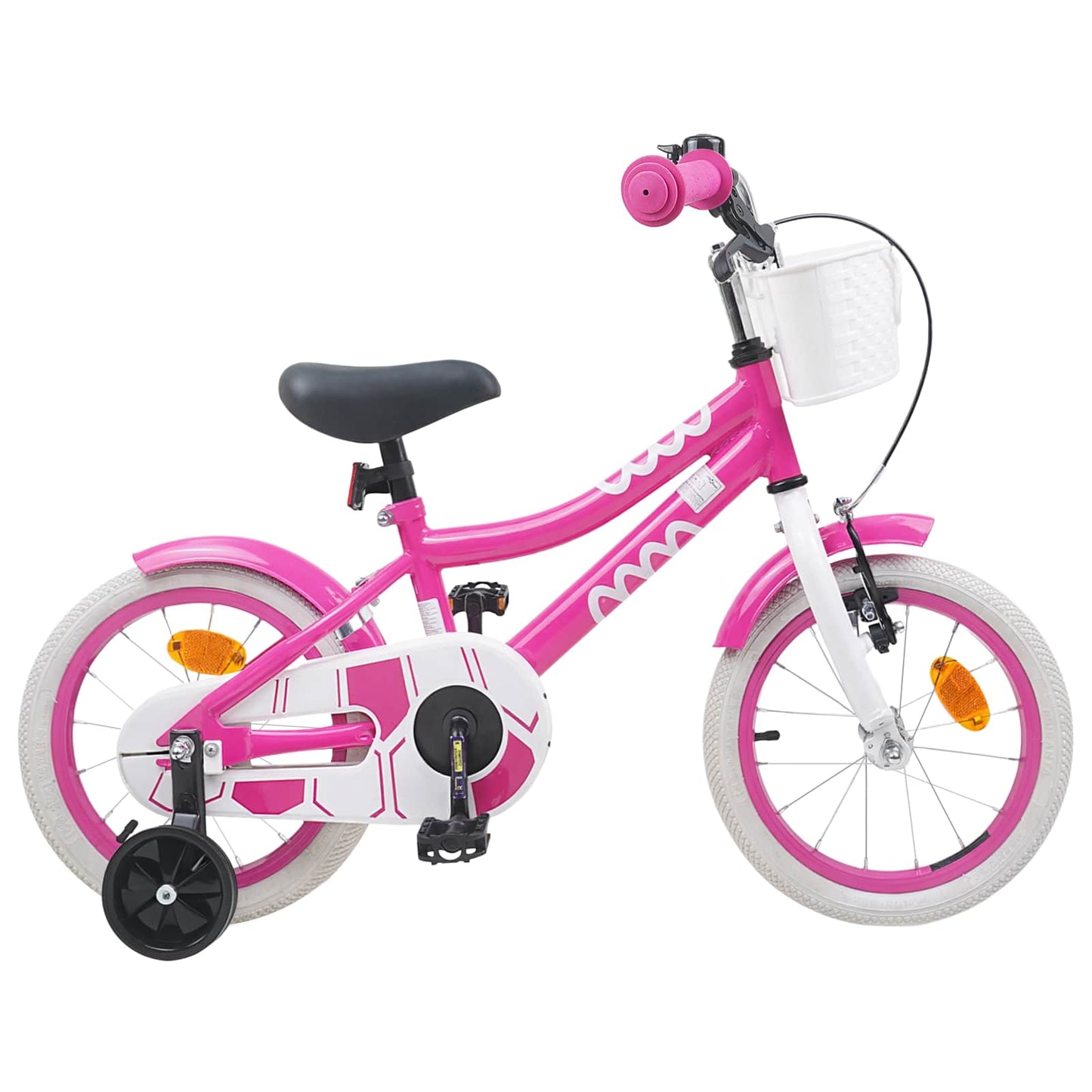 Børnecykel 14 tommer anbefalet til 3-5 år gammel Lyserød