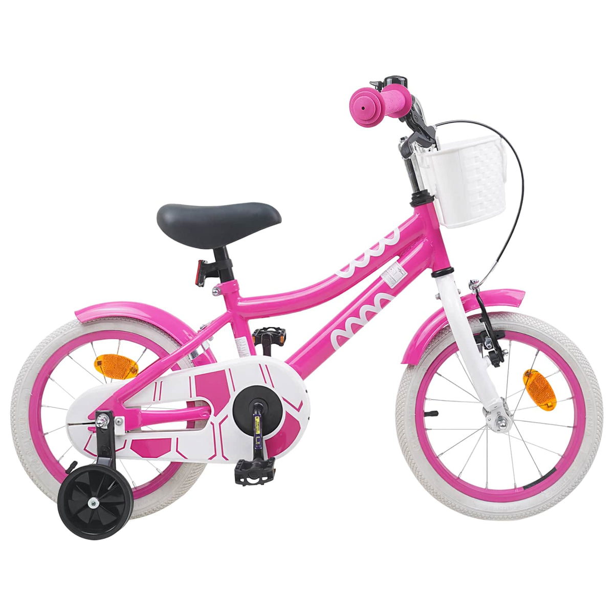 Børnecykel 16 tommer til 4-6 år gamle Lyserød
