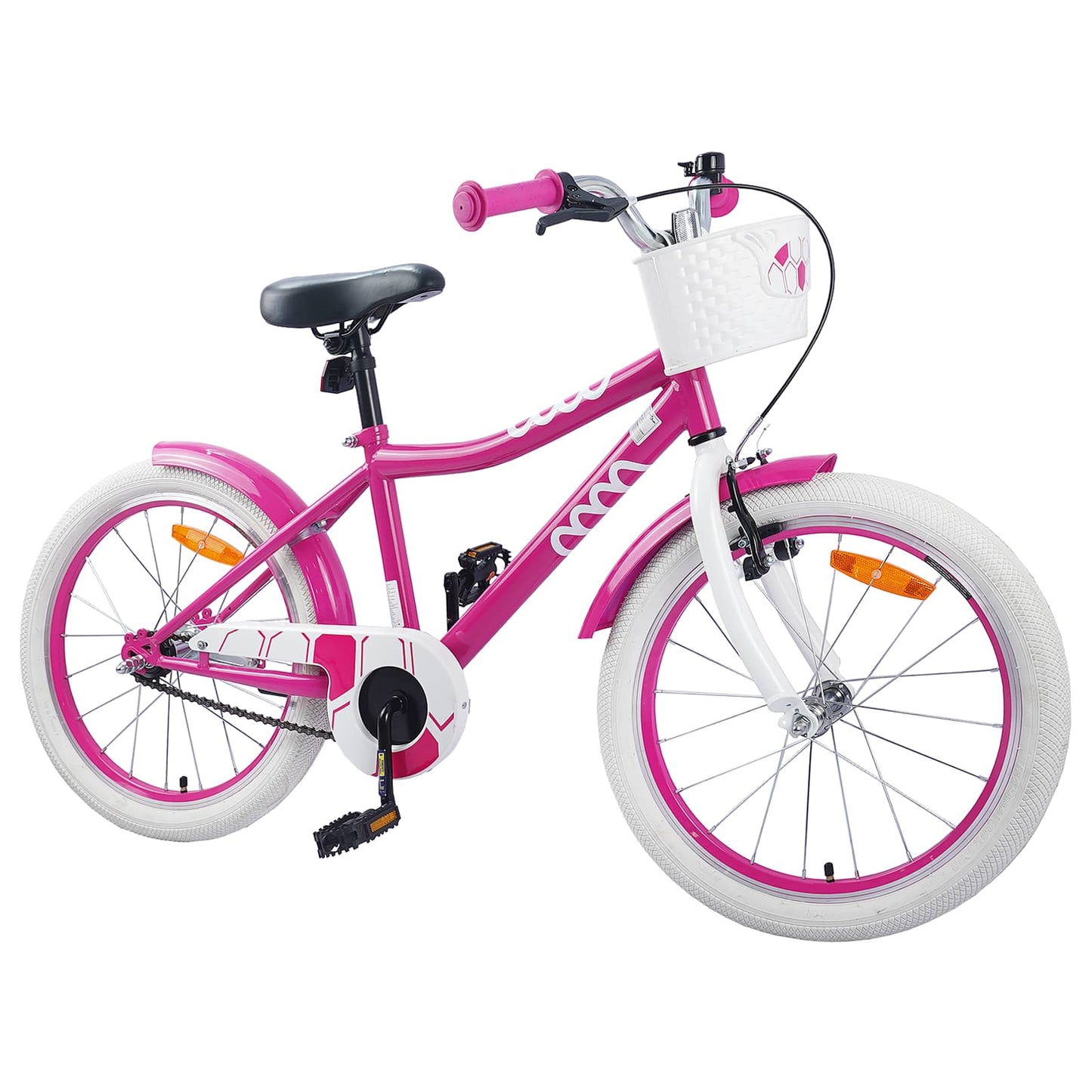 Børnecykel 18 tommer til 5-7 år gammel Lyserød