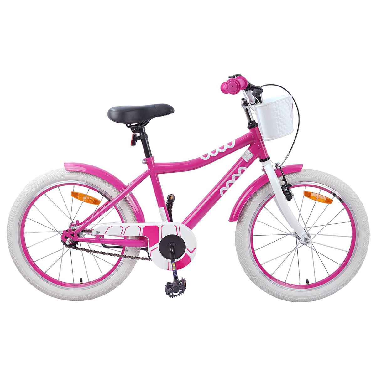 Børnecykel 18 tommer til 5-7 år gammel Lyserød
