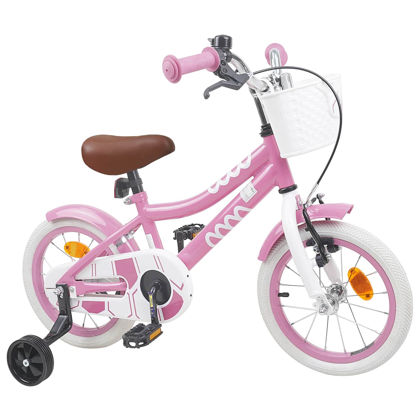 Børnecykel 14 tommer anbefalet til 3-5 år gammel Lys pink