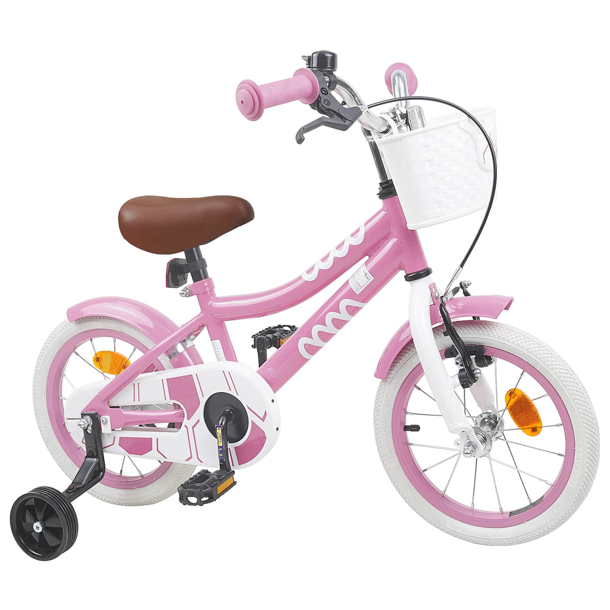 Børnecykel 16 tommer til 4-6 år gamle Lys pink