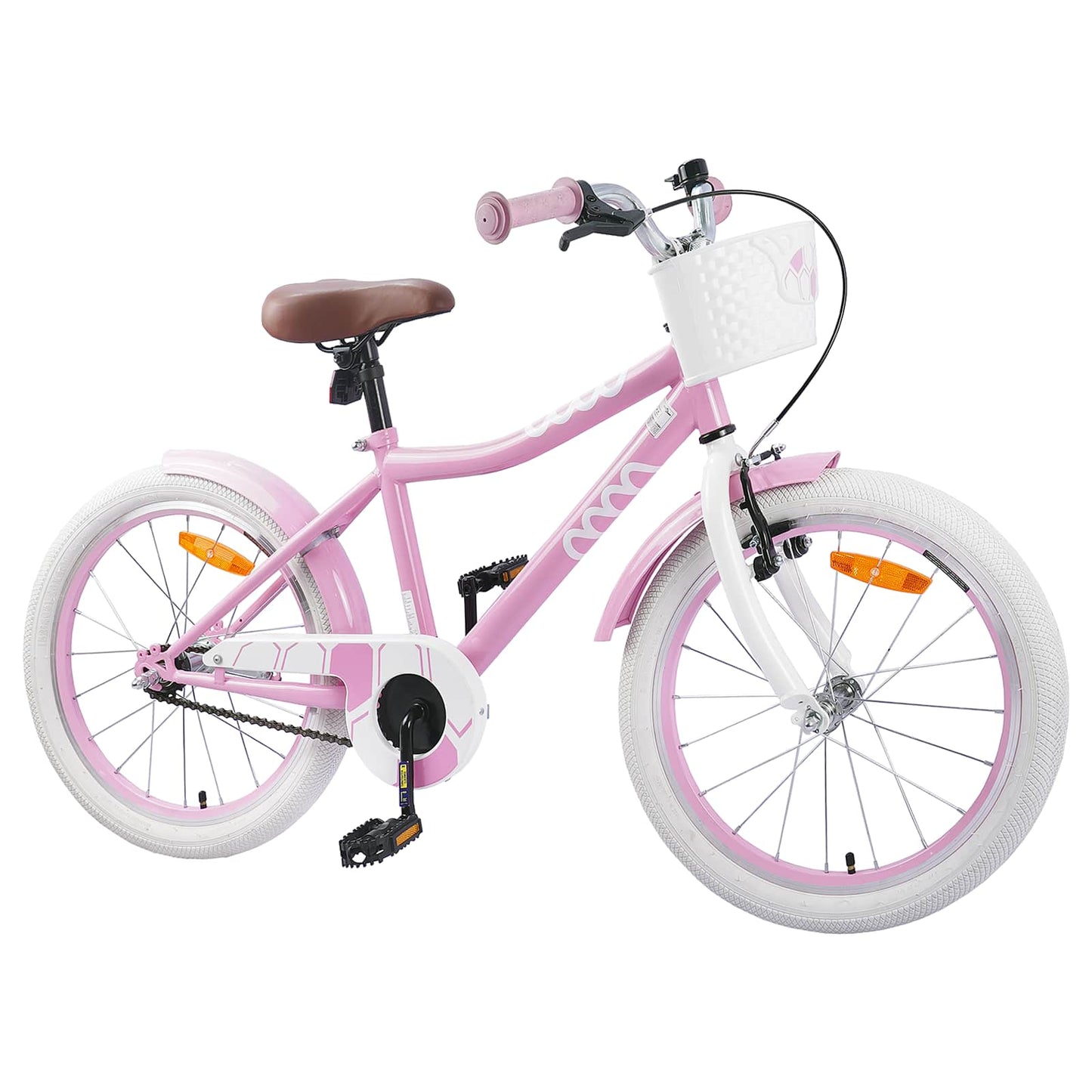 Børnecykel 18 tommer til 5-7 år gammel Lys pink