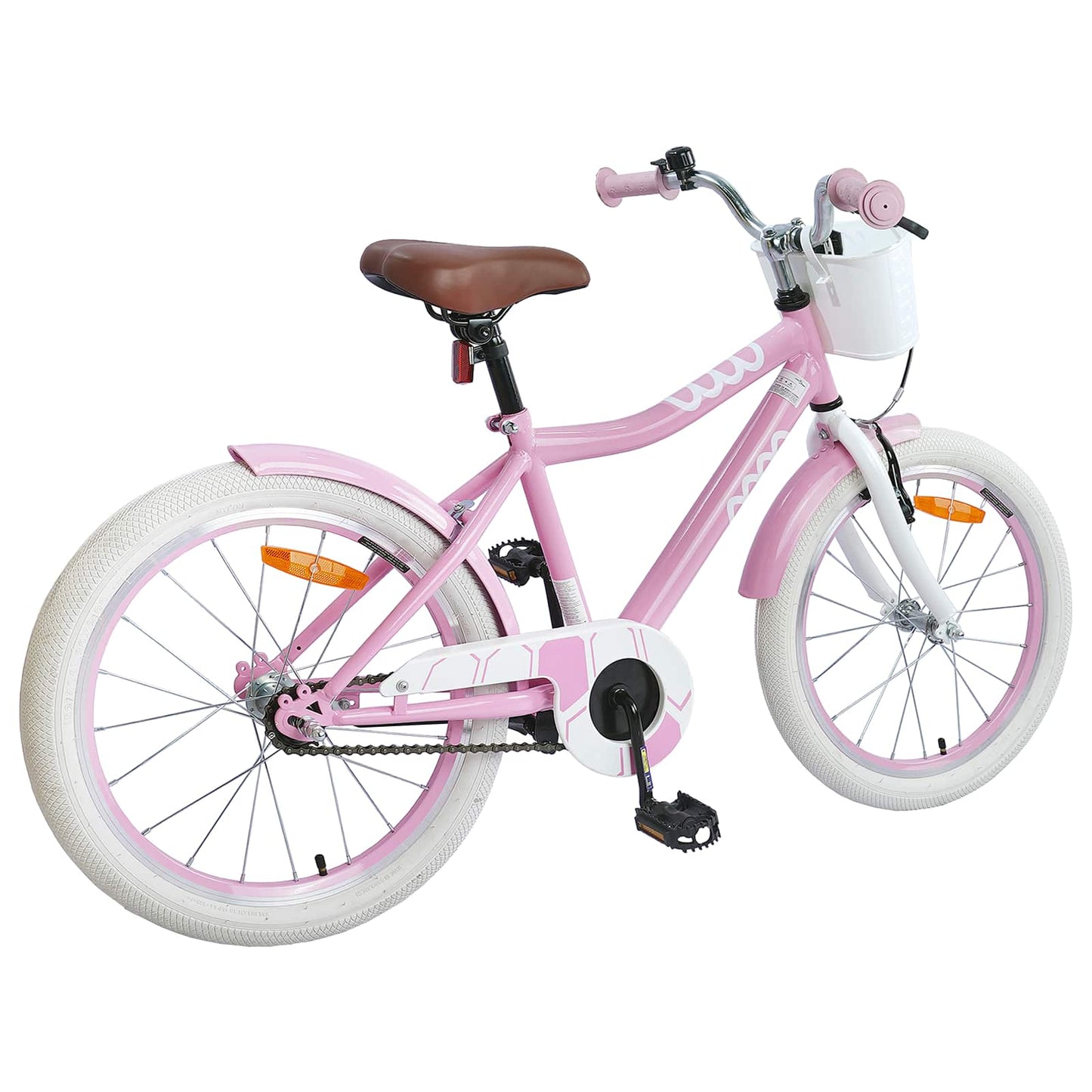 Børnecykel 20 tommer til børn i alderen 6-11 år Lys pink