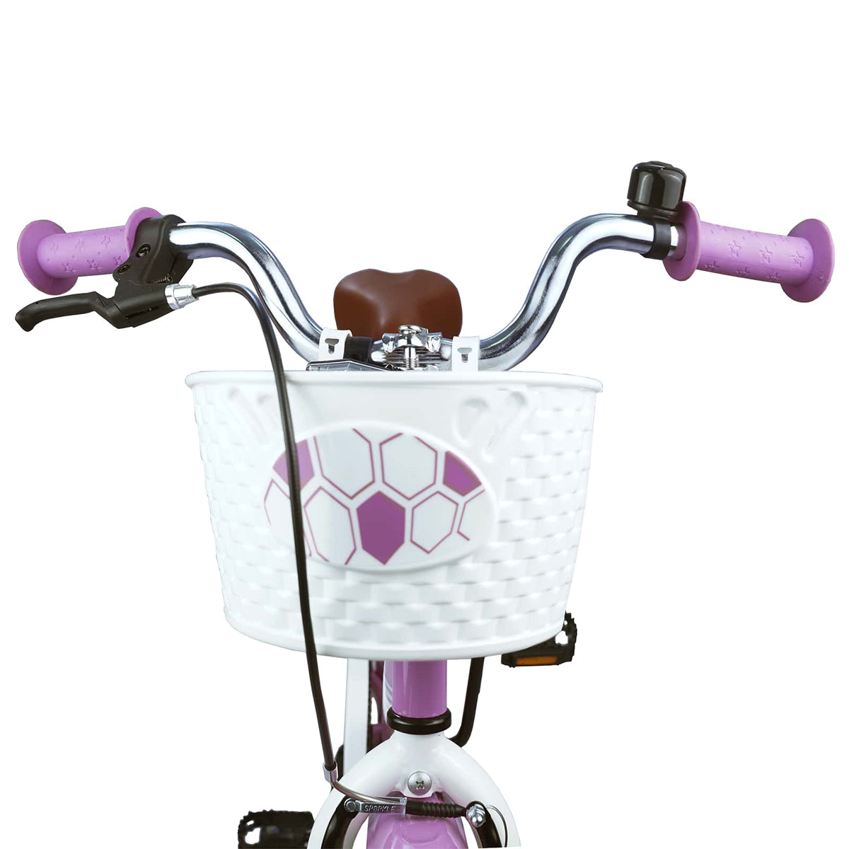 Børnecykel 18 tommer til 5-7 år gammel Lilla