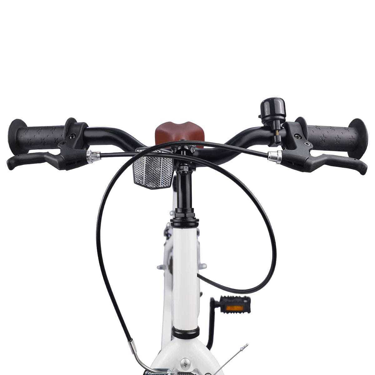 Børnecykel 20 tommer til børn i alderen 6-11 år hvid