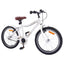 Børnecykel 20 tommer til børn i alderen 6-11 år hvid