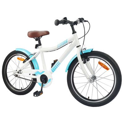 Børnecykel 18 tommer til 5-7 år gammel Lys blå