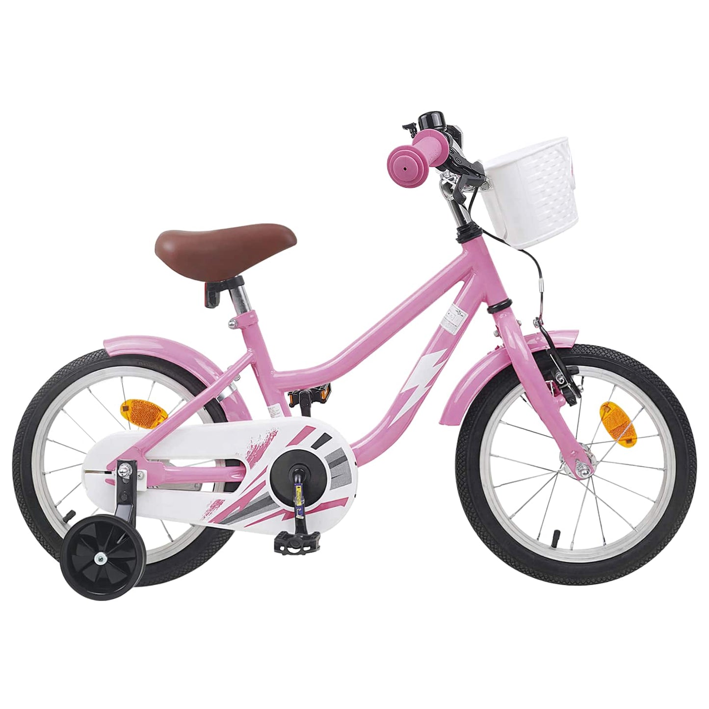 Børnecykel 16 tommer til 4-6 år gamle Lys pink
